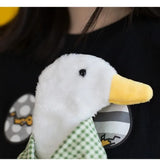 Cute Simulation Duck Plush Shoulder & Crossbody Bag for Women – Fun Cartoon Novelty Handbag