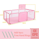 Pangdube Baby Playpen – Safe Activity Fence Playground for Children, Indoor/Outdoor Baby Games Park for 6 Months to 6 Years