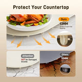Household Electric Food Warming Tray – Foldable Food Warmer Plate with 4 Adjustable Temperature Settings for Fast & Constant Heating