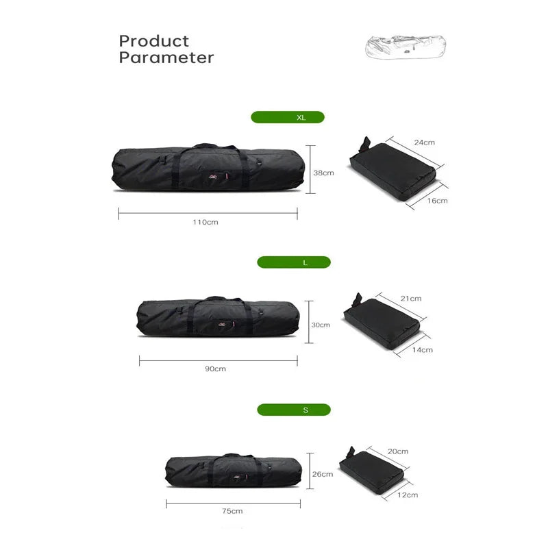 Outdoor Camping Tent Storage Bag — Waterproof Foldable Duffel Organizer Tote for Travel & Hiking Gear