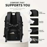 Premium Large Capacity Travel Backpack with 16-Inch Laptop Compartment
