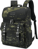 Vintage Laptop Backpack with USB Charging – Lightweight 15.6″ Travel & College Backpack