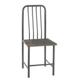 3-Piece Modern Bistro Set for 2 - Square Glass Dining Table with 2 Chairs
