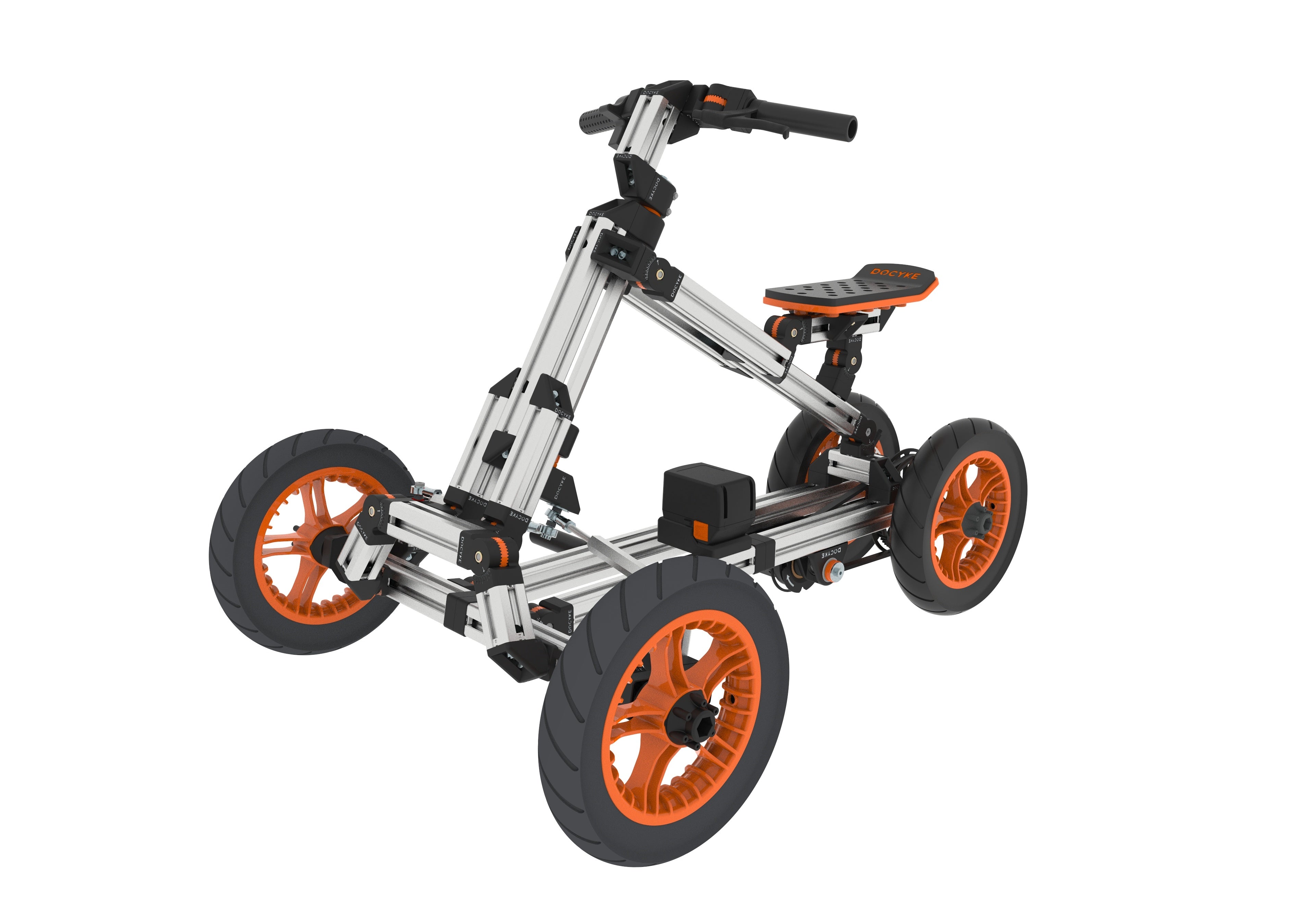 Electric Racing Go-Kart for Kids & Teens - Adjustable Frame & 3-Speed Modes