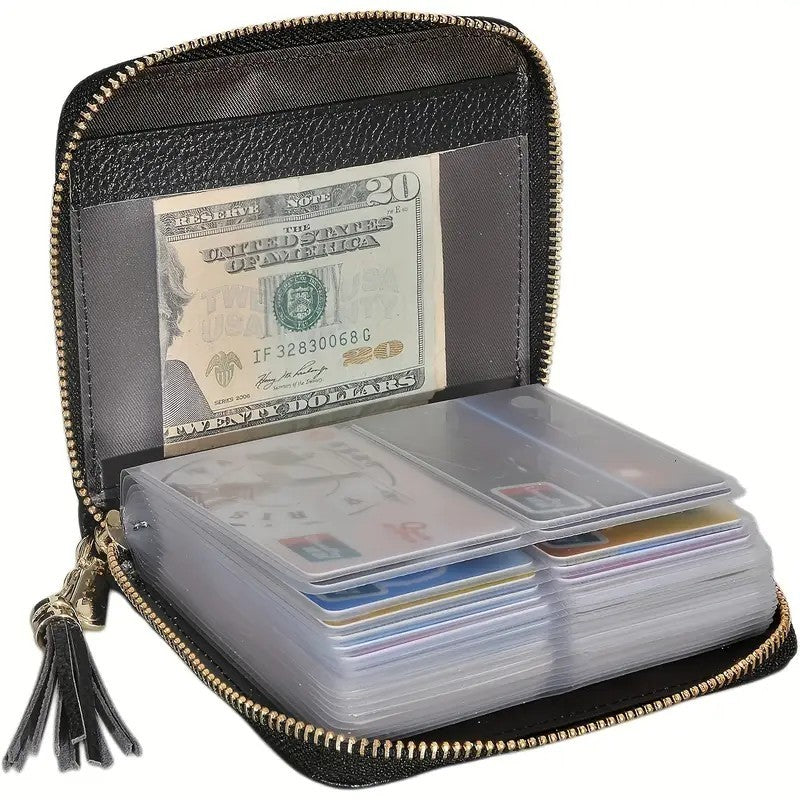 Women’s Coin Purse & Credit Card Holder Wallet 👛 – Small Zipper Mini Wallet for Everyday Use