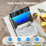 Portable Ice Maker – Compact Bullet Ice Machine with Handle, Self-Cleaning & Quiet Operation