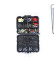 188-Piece Fishing Tackle Accessory Kit - Complete Set with Hooks, Sinkers, Swivels & More in Tackle Box