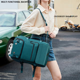 2025 New Multi-Functional 16″ Laptop Travel & Business Backpack for Men & Women – Large Capacity with Shoe Pocket & Crossbody Straps 🎒