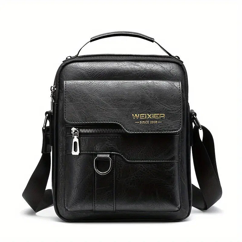 Vintage Canvas Crossbody Sling Bag - Unisex Shoulder Bag for Travel & Daily Commuting