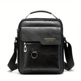 Vintage Canvas Crossbody Sling Bag - Unisex Shoulder Bag for Travel & Daily Commuting