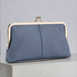 Ladies PU Leather Purse 👛 – Multi-Color Wallet for Women (Orange, Blue, Grey, Red, Black)