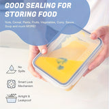 48-Piece Leak-Proof Meal Prep Food Storage Containers Set – Airtight, BPA-Free with Snap-Lock Lids & Free Labels