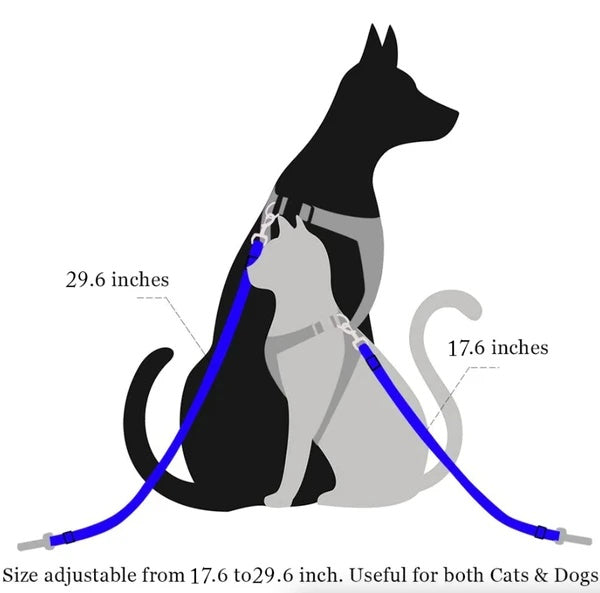 2-Pack Pet Safety Seatbelt – Adjustable Car Seat Belt Harness Lead for Cats & Dogs, Secure Vehicle Travel Accessory