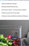 Cherlam LCD Thermometer – Digital Aquarium Temperature Monitor, Accurate Water Temperature Display for Fish Tanks