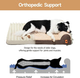 Mewoofun Orthopedic Dog Bed – Large Egg Crate Foam Sofa with Waterproof Lining, Washable Cover & Non-Slip Bottom