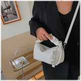 Women’s Pleated Shoulder Bag – Fairy Student Underarm Handbag for Daily Use