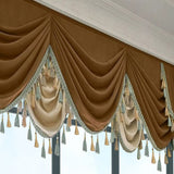 Finished Retro Villa Velvet Splicing Curtains – Thickened Light Luxury Velvet, Patchwork Design, Blackout Rod-Pocket Drapes with Wave Fold Top