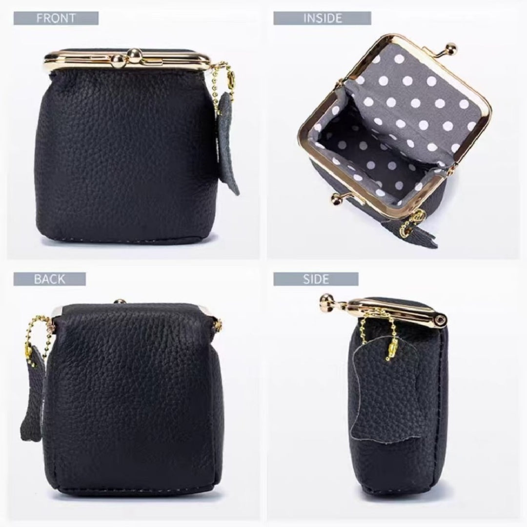 Women’s Mini Wallet 👛 Compact PU Leather Card Holder – Stylish Small Purse for Daily Use
