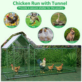 Poultry Habitat Cage – Secure Enclosure with Lid for Chicken Coop, Ducks & Small Animals, Outdoor Steel Wire Habitat