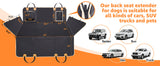 Back Seat Extender for Dogs – Waterproof Hammock-Style Car Seat Cover with Non-Slip Design for Cars & SUVs