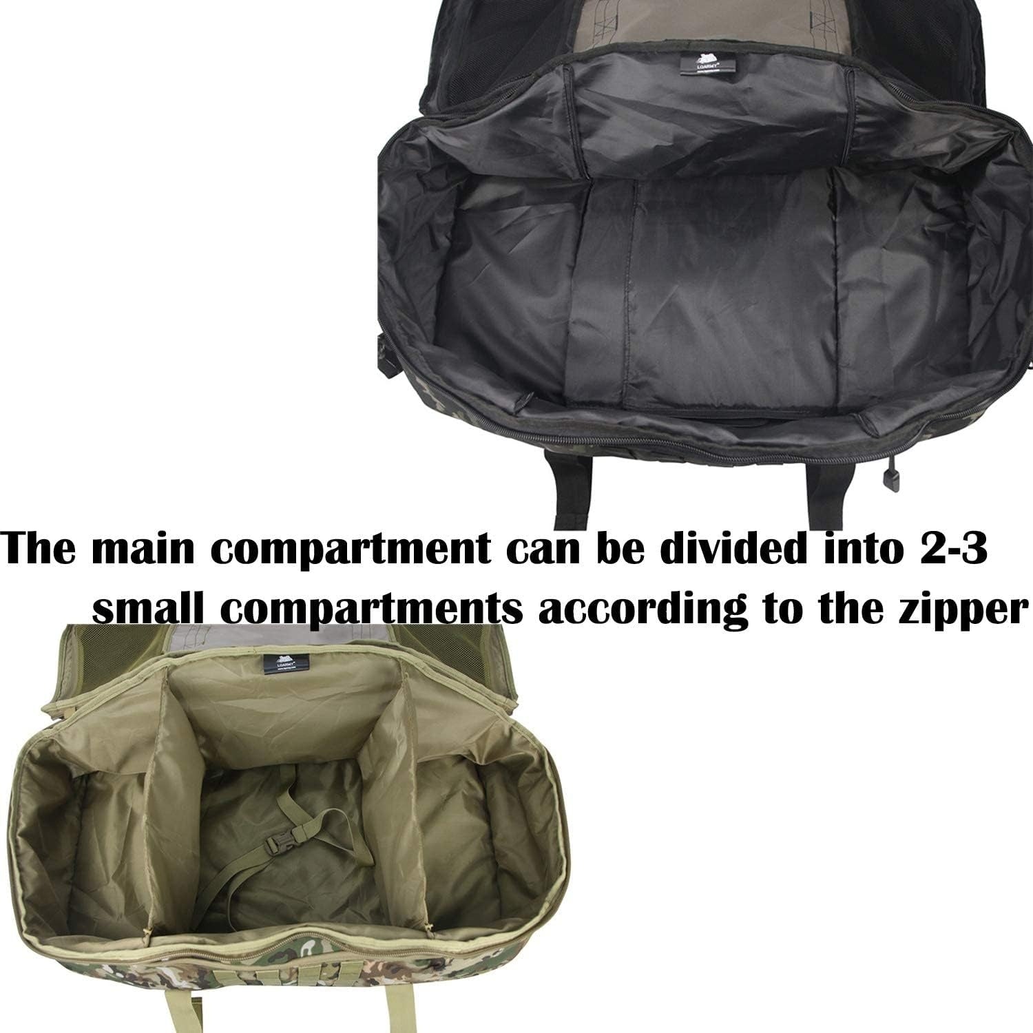 Durable 3-in-1 Military Backpack & Travel Duffle Bag