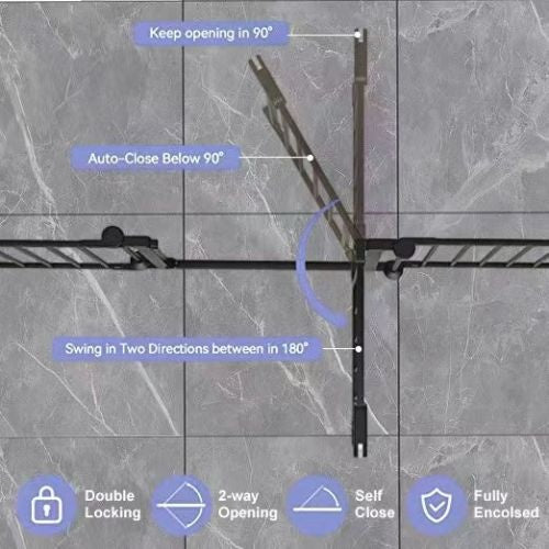 150″ Adjustable 6-Panel Metal Safety Gate – Foldable Freestanding Play Yard & Safety Fence