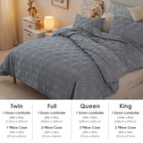 Bohemian Tufted Quilt Cover Set – 3-Piece Premium Bedding with Cut Flower Design, Soft & Machine-Washable, No Shrinkage