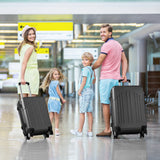 3-Piece Hardshell Luggage Set with Spinner Wheels - 20/24/28 Inch Suitcase Set with TSA Lock