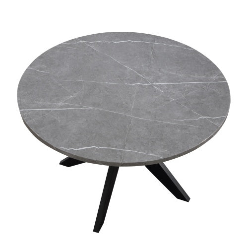 Amy 5-Piece Kitchen & Dining Table Set for 4 (Gray)