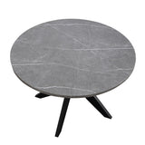 Amy 5-Piece Kitchen & Dining Table Set for 4 (Gray)