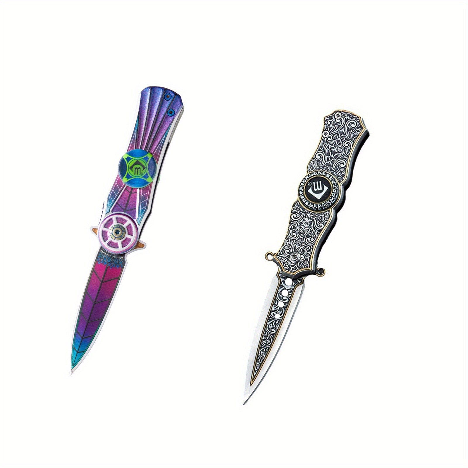 Vibrant Green Gyro Knife – Compact & Lightweight Blade for Precise Kitchen Slicing