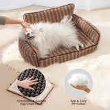 Mewoo Orthopedic Cat Couch – 26"x19"x11.8" Indoor Pet Bed with Washable Cover & Non-Slip Bottom for Cats & Small Dogs