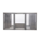 Oversized Cat Cage – Multi-Level Grey Indoor Enclosure with Platforms, Ladders & Lockable Doors for Cats & Kittens