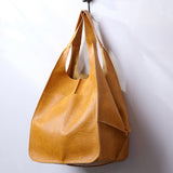 Retro PU Soft Tote Bag – Large Capacity Women’s Shoulder & Handbag (Brown/Black)