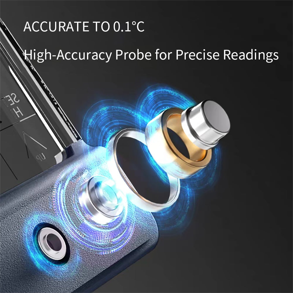 Cherlam LCD Thermometer – Digital Aquarium Temperature Monitor, Accurate Water Temperature Display for Fish Tanks