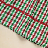 Toddler & Baby Girls Christmas Dress 🎄 Plaid Party Outfit with Embroidered Tree (118 karakter ✅)