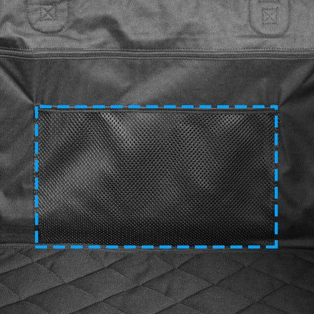 Large Dog Car Seat – Waterproof Hammock Cover with Breathable Mesh Window & Harness for Cars & SUVs