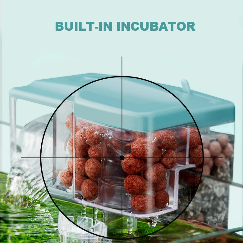 Nepall Circulating Water Purification Filter – External Waterfall Aquarium Filter with Large Capacity Filter Box
