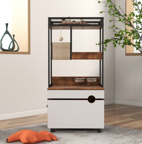 Cat Cabinet Garbage Bin Outer Shell – Durable Replacement Housing for Cat Litter Cabinet with Easy-to-Clean Design