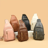 Women’s Large Crossbody Handbag – Multi-Layered PU Leather Shoulder & Messenger Bag