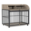 Wooden Kennel – Durable Outdoor Dog House with Weather-Resistant Roof, Raised Base & Ventilation for Medium & Large Dogs