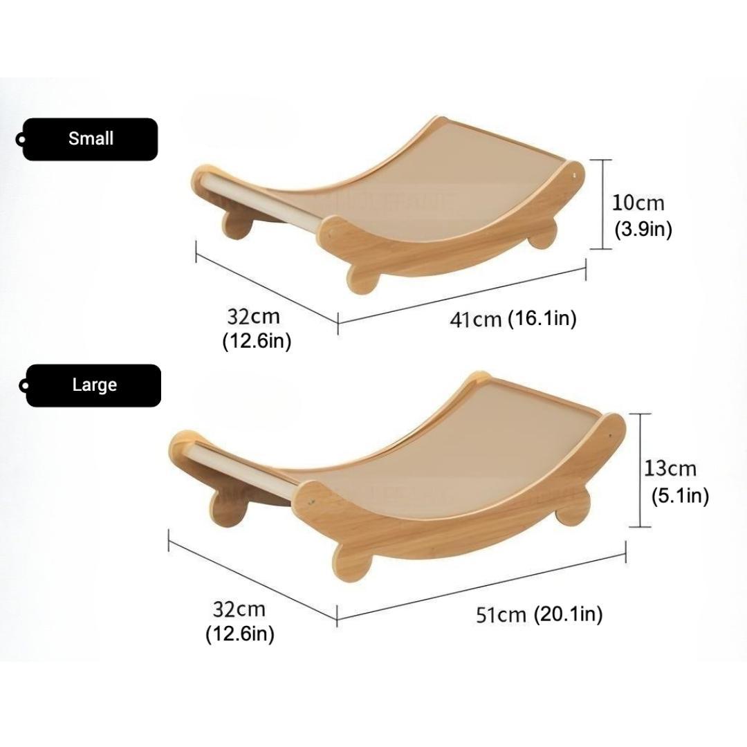 U-Shaped Cat Scratching & Lying Bed – Multi-Functional Cat Lounger & Scratch Pad for Indoor Cats
