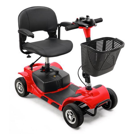 4-Wheel Electric Mobility Scooter - Portable Travel Scooter for Seniors & Adults