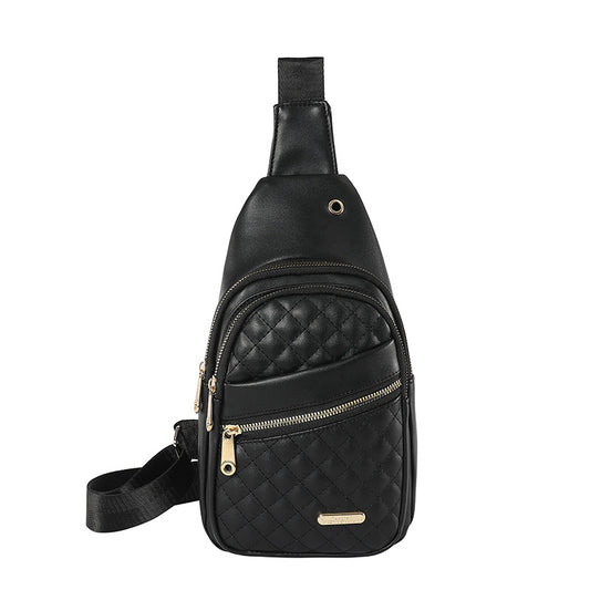 Storage Sling Travel Bag 🎒 Water-Resistant Crossbody Chest Bag with Earphone Hole – For Men & Women