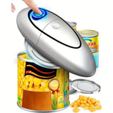 [Electric Can Opener] Hand-Free Electric Can Opener - Easy Open Any Can Sizes with Smooth Edge - Food-Safe Portable Battery Operated - PulinGO