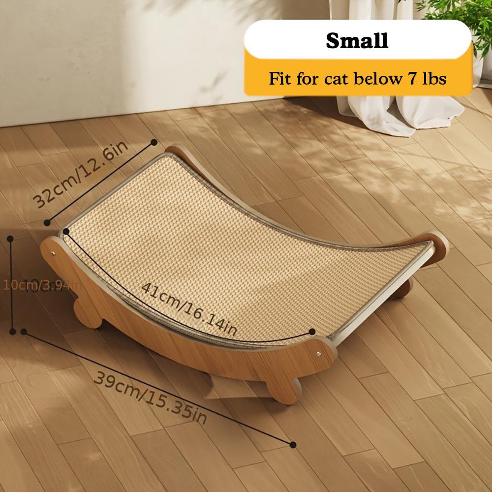 U-Shaped Cat Scratching & Lying Bed – Multi-Functional Cat Lounger & Scratch Pad for Indoor Cats