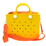 Waterproof EVA Tote Bag 👜 Women’s Handbag with Shoulder Strap – Stylish Beach & Everyday Tote