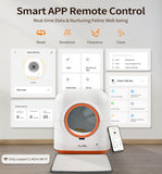 60L Automatic Cat Litter Box – Smart App Control, Infrared Sensor & Deodorizing System for Multiple Cats