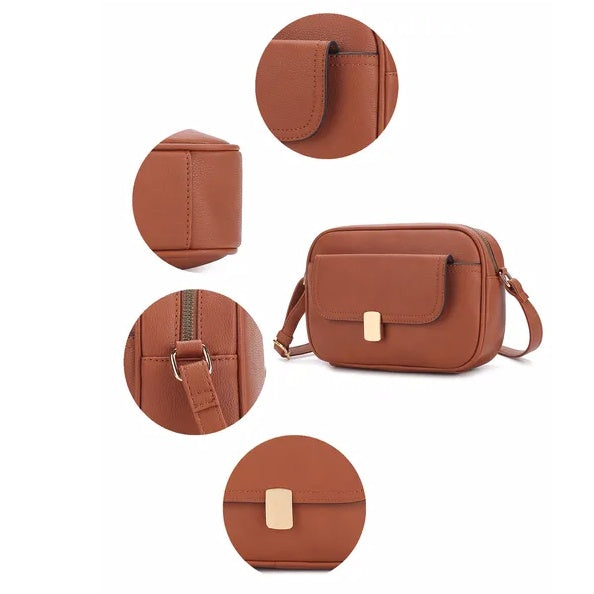 MKF Collection Michaela Shoulder Bag – Vegan Leather Women’s Handbag by Mia K