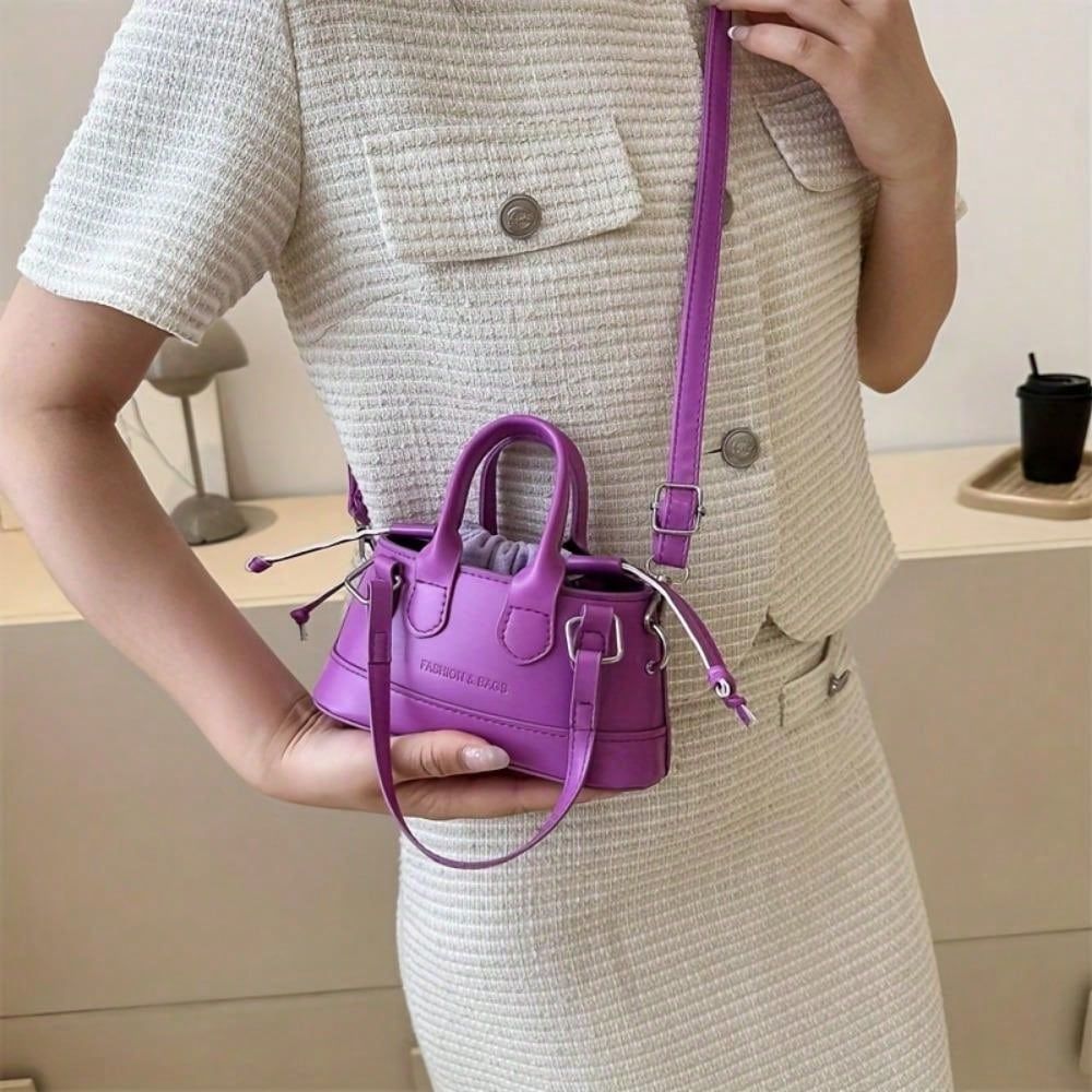 Mini Crossbody Bag for Women – Cute Purse with Top Handle & Clutch Design, Stylish Everyday Handbag